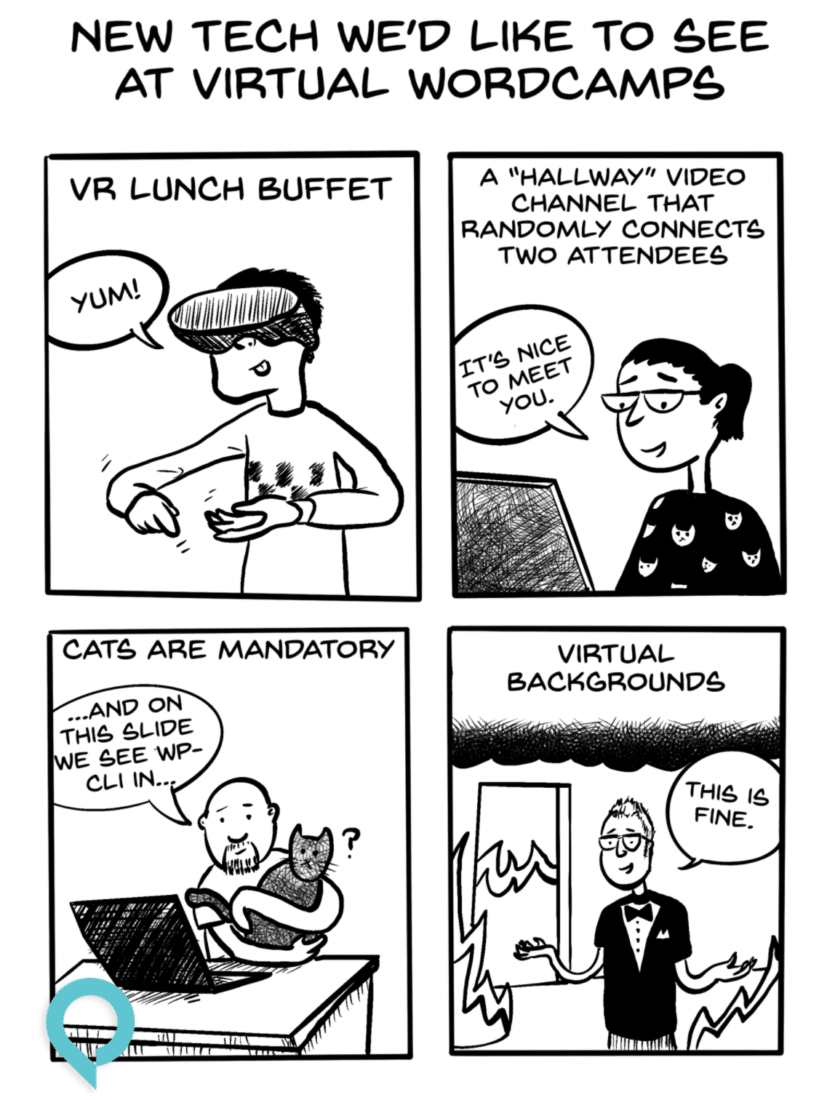 Comic on virtual wordcamps