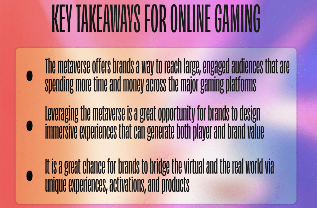 Marketing to gamers in the Metaverse as defined by the 2022 Webby Awards Trends Report
