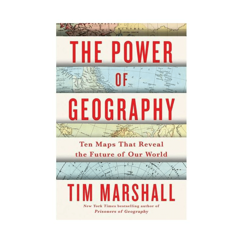 Book Club: The Power of Geography by Tim Marshall blends history, economics and political analysis to explore geography + human affairs.