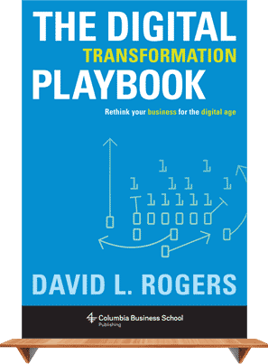 Nick Katsivelos of Microsoft Design recommends "The Digital Transformation Playbook" by David L. Rogers.
