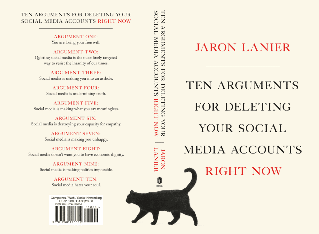 Andy Dobson of Publicis Poke recommends "Ten Arguments for Deleting Your Social Media Accounts Right Now" by Jaron Lanier.
